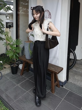 「RANAN（ラナン）のアイテム」を使った、risaさん（レディース・161cm）の秋コーディネート