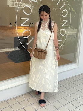 「アイテム（ベースメイク）」を使った、risaさん（レディース・161cm）の夏コーディネート