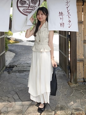 「CHANEL（シャネル）のアイテム」を使った、risaさん（レディース・161cm）の夏コーディネート