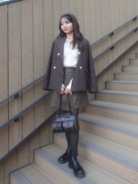 risaさん（レディース・161cm）の春コーディネート