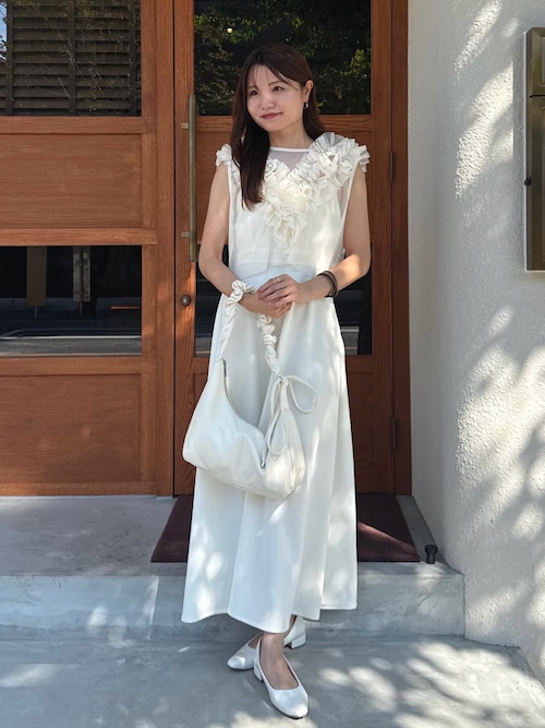 ホワイトコットンフリルベスト セール】チュール フリルベスト（ベスト）｜r.（アールドット