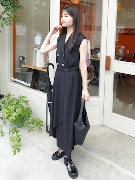 「Honeys（ハニーズ）のアイテム」を使った、risaさん（レディース・161cm）の秋コーディネート