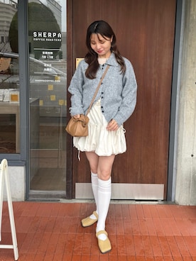 「アイテム（ビューティーグッズ）」を使った、risaさん（レディース・161cm）の秋コーディネート