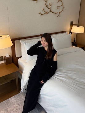 「アイテム（マスカラ）」を使った、risaさん（レディース・161cm）の秋コーディネート
