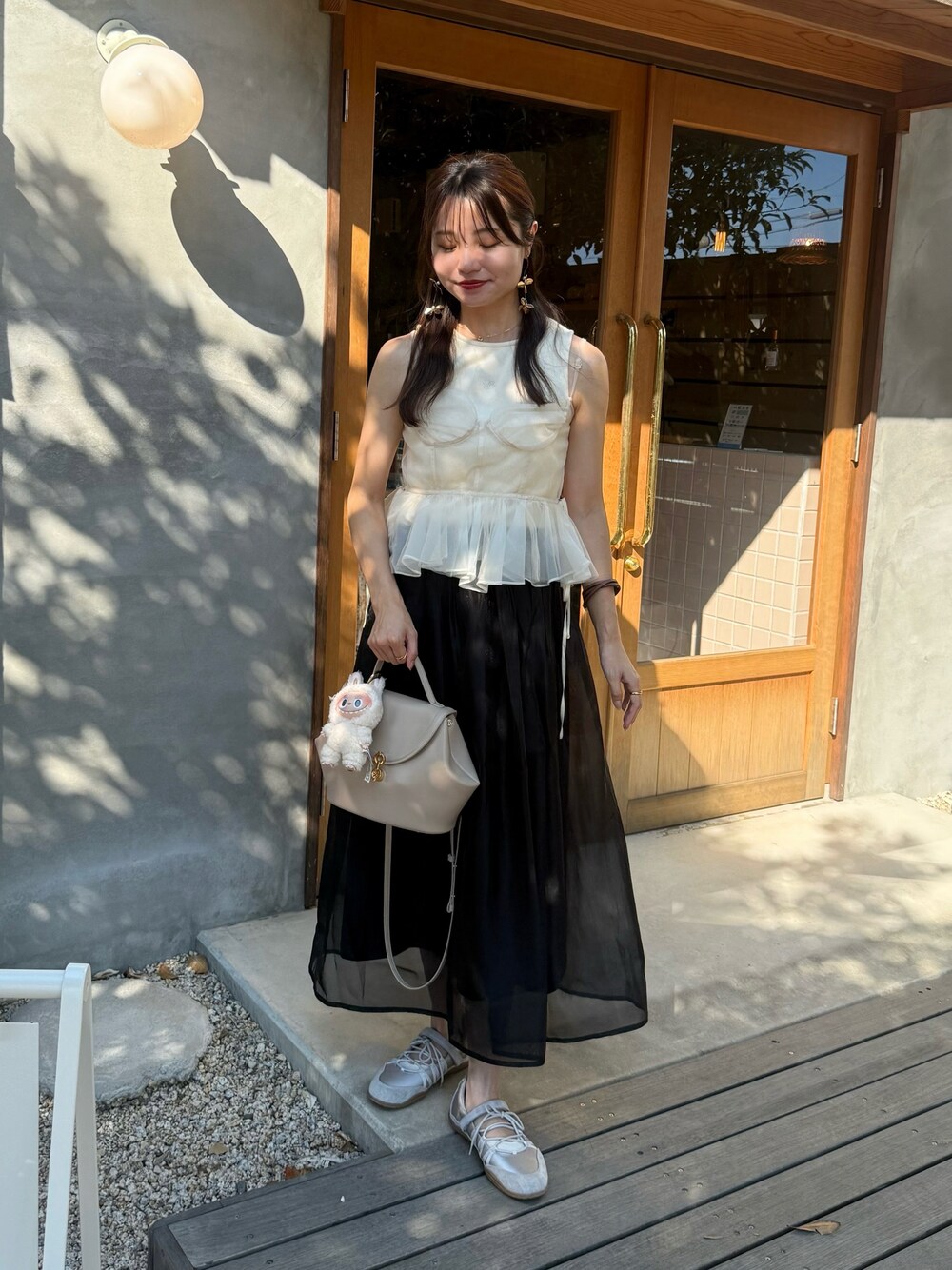 トップス eaphi MULTI SHOULDER PARTS RIB TOPS MULTI SHOULDER PARTS RIB TOPS