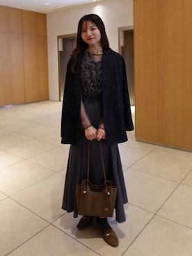 risaさん（レディース・161cm）の春コーディネート