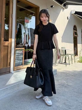 「Louere（ルエレ）のアイテム」を使った、risaさん（レディース・161cm）の春コーディネート