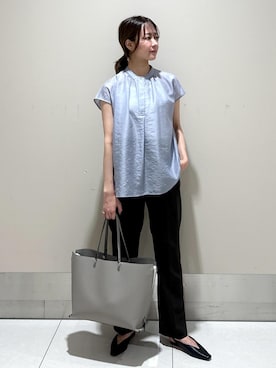 「ROPÉ」｜「アイテム（その他シューズ）」を使った、うつぎさん（レディース・160cm）の夏コーディネート