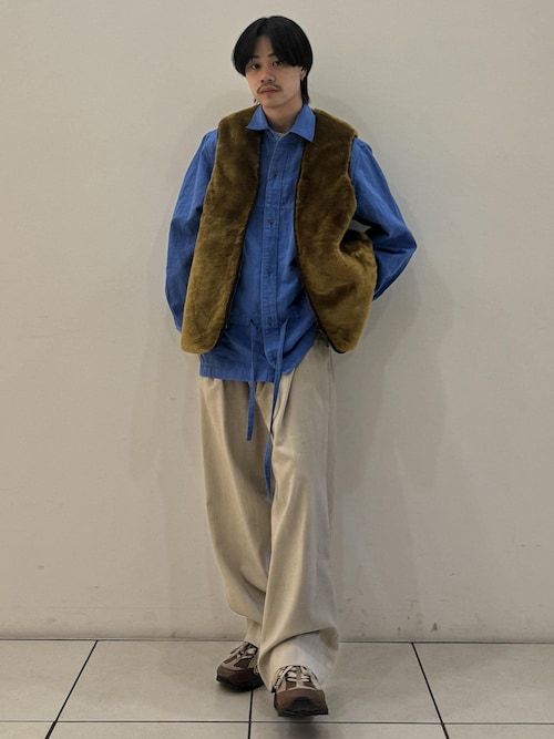 別注》【BARBOUR/バブアー】リバーシブル フロントジップ ファー