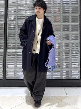 「アイテム（その他アウター）」を使った、Ryu Miyazakiさん（メンズ・167cm・20代）の冬コーディネート