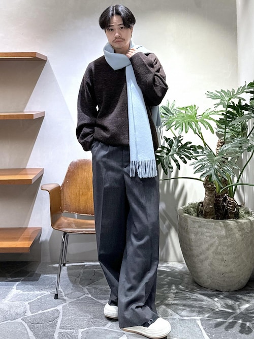 【THE INOUE BROTHERS...together with ADAM ET ROPE'】大判ストール / UNISEX