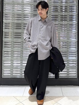 「パンツスタイル」｜Ryu Miyazakiさん（メンズ・167cm・20代）の秋コーディネート