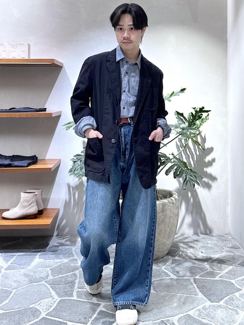 セルビッチ ダンガリー レギュラーカラーシャツ