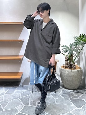 「FEMME」｜Ryu Miyazakiさん（メンズ・167cm）の春コーディネート