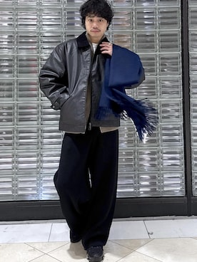 Ryu Miyazakiさん（メンズ・167cm）の冬コーディネート