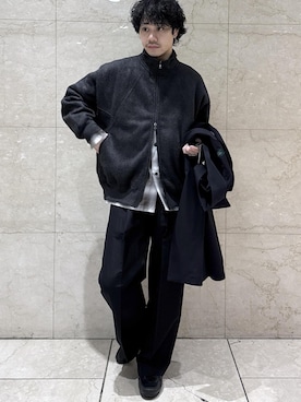 Ryu Miyazakiさん（メンズ・167cm）の冬コーディネート