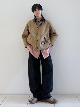 「アイテム（ブルゾン）」を使った、Ryu Miyazakiさん（メンズ・167cm・20代）の春コーディネート