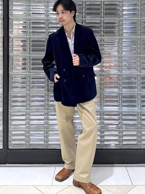 WILD LIFE TAILOR】CORDUROY DOUBLE BREASTED JACKET（テーラード