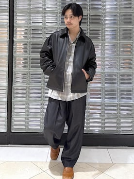 「パンツスタイル」｜Ryu Miyazakiさん（メンズ・167cm・20代）の秋コーディネート