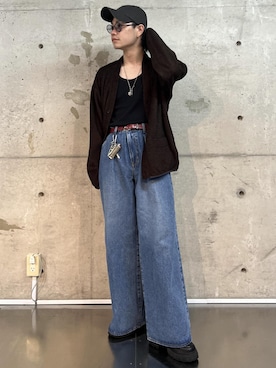 「骨格ナチュラル、イエベ」｜Ryu Miyazakiさん（メンズ・167cm）の秋コーディネート