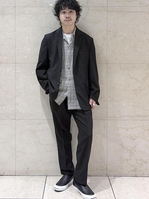 CHECK OPEN COLLAR SHIRT（シャツ/ブラウス）｜WILD LIFE TAILOR Adam