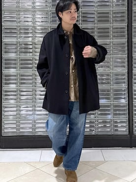 「Lee（リー）のアイテム」を使った、Ryu Miyazakiさん（メンズ・167cm）の秋コーディネート