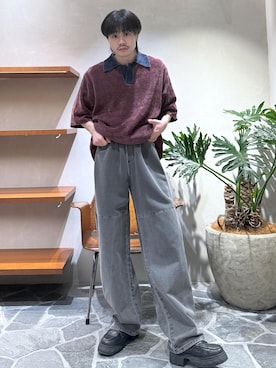 「FEMME」｜Ryu Miyazakiさん（メンズ・167cm）の春コーディネート