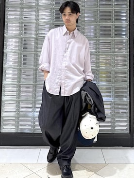 「アイテム（デニムジャケット）」を使った、Ryu Miyazakiさん（メンズ・167cm・20代）の夏コーディネート