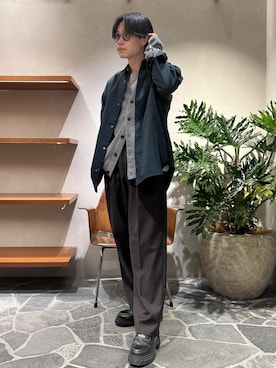 「骨格ナチュラル、イエベ」｜Ryu Miyazakiさん（メンズ・167cm）の夏コーディネート