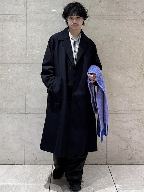 WILD LIFE TAILOR】WOOL GABARDINE BAL COLLAR COAT（その他アウター