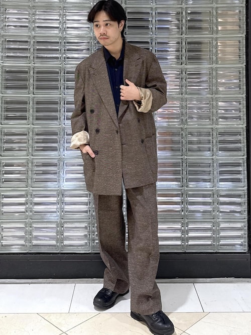 ハードクロス ダブルブレストジャケット / セットアップ対応