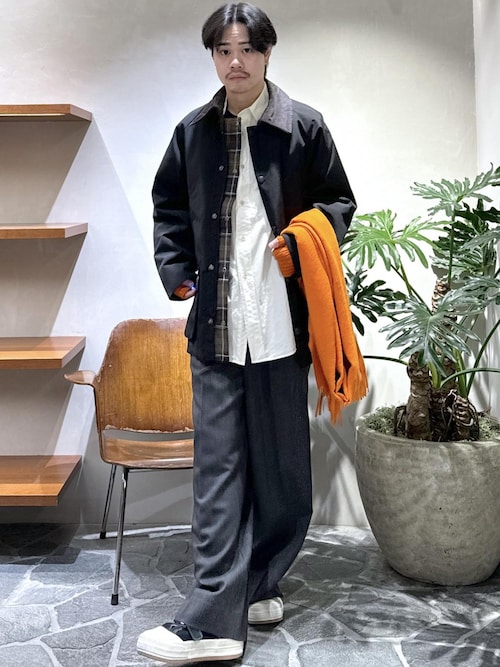 ガーメントダイ タイプライター レギュラーカラー シャツ / ルーズシルエット / ロングシーズン着用可能