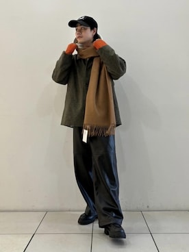 「ADAM ET ROPE'（アダムエロペ）のアイテム（ブルゾン）」を使った、Ryu Miyazakiさん（メンズ・167cm）の秋コーディネート