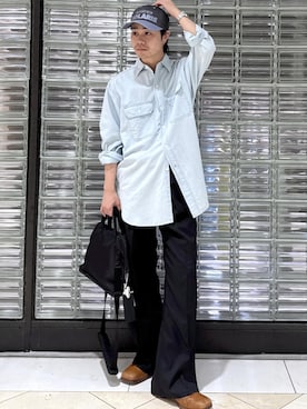 「パンツスタイル」｜Ryu Miyazakiさん（メンズ・167cm）の夏コーディネート