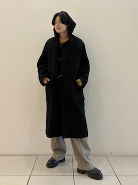 「SDGs」｜「アイテム（スラックス）」を使った、Ryu Miyazakiさん（メンズ・167cm）の秋コーディネート