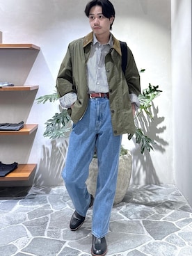 「アイテム（その他アウター）」を使った、Ryu Miyazakiさん（メンズ・167cm・20代）の春コーディネート
