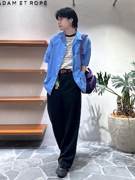 「FEMME」｜Ryu Miyazakiさん（メンズ・167cm）の夏コーディネート