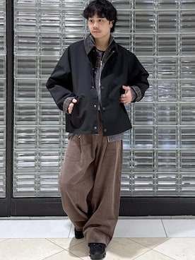 「アイテム（その他アウター）」を使った、Ryu Miyazakiさん（メンズ・167cm・20代）の秋コーディネート