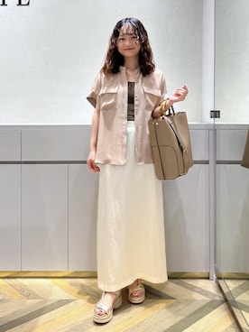 「ROPE'（ロペ）のアイテム」を使った、Yuukaさん（レディース・160cm）の夏コーディネート