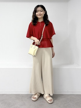 「ROPE'（ロペ）のアイテム」を使った、Yuukaさん（レディース・160cm）の春コーディネート