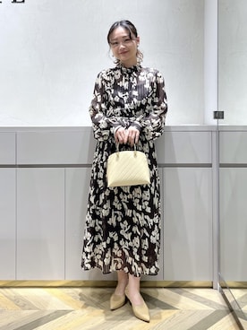 「アイテム（イヤリング）」を使った、Yuukaさん（レディース・160cm・20代）の冬コーディネート