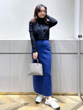 「ROPE'（ロペ）のアイテム（スカート）」を使った、Yuukaさん（レディース・160cm）の秋コーディネート