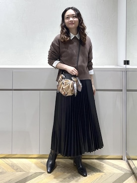 Yuukaさん（レディース・160cm）の冬コーディネート