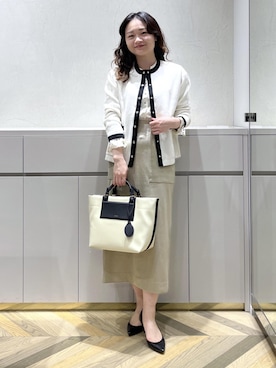 「ROPE'（ロペ）のアイテム（バッグ）」を使った、Yuukaさん（レディース・160cm）の冬コーディネート