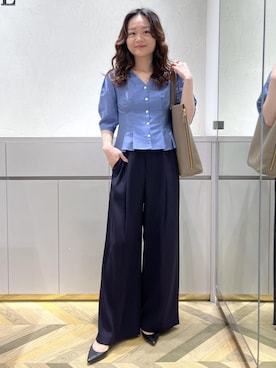 「ROPE'（ロペ）のアイテム」を使った、Yuukaさん（レディース・160cm）の夏コーディネート