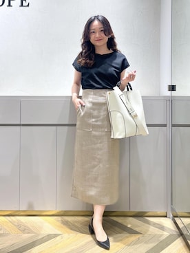 「ROPÉ」｜Yuukaさん（レディース・160cm）の夏コーディネート