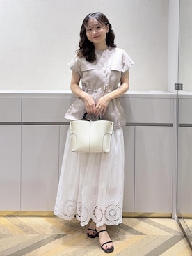 「ROPE'（ロペ）のアイテム」を使った、Yuukaさん（レディース・160cm）の夏コーディネート