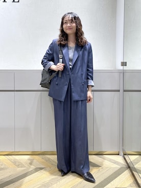 「アイテム（バックパック/リュック）」を使った、Yuukaさん（レディース・160cm・20代）の秋コーディネート