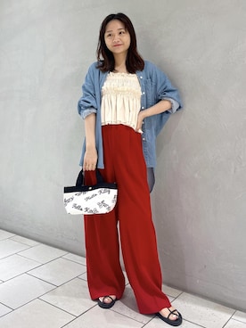 Yuukaさん（レディース・160cm）の夏コーディネート