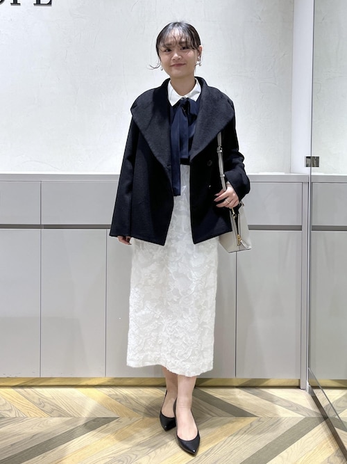 セール】ジャガードタイトスカート/セットアップ対応（スカート